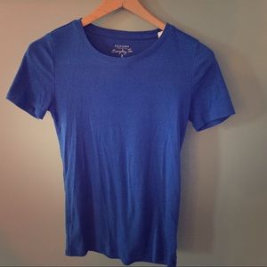 Blue short sleeve top